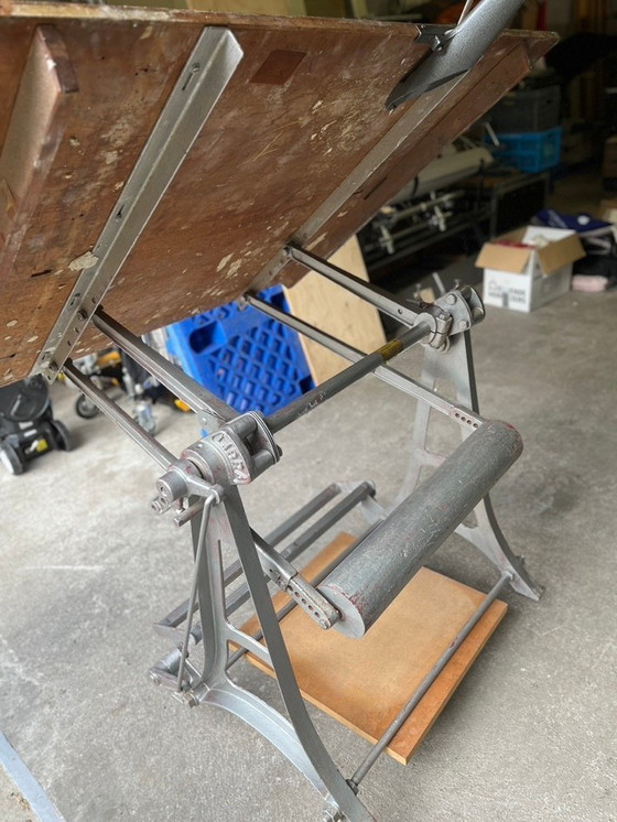 Image 1 of Vintage industrial drafting table Ahrend Libra