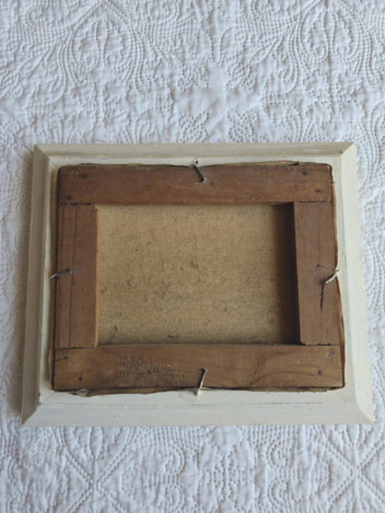 Tableau vintage bouquet de fleurs signé Girardot – Objets d'art, Wood, Canvas (photo 5 of 5)