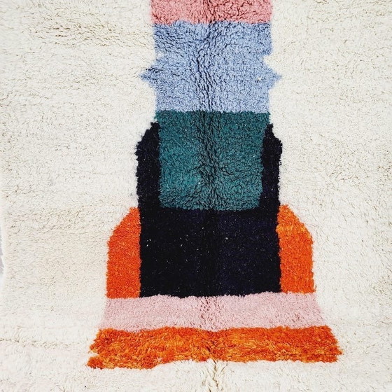 Image 1 of Tapis beni ouraine marocain authentique d’atlas 150/250 cm