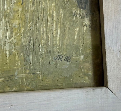 Joke Reynders (1936). Provence Frankrijk. Olieverf op hout