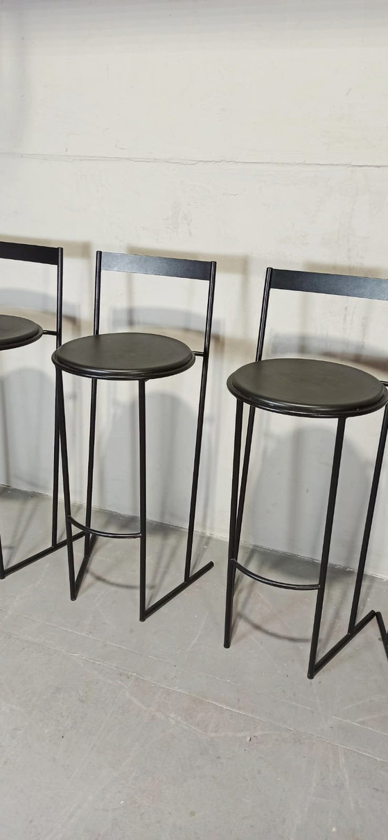 Image 1 of 6 tabourets de bar Musmé d'Emilio Nanni pour Fly Line