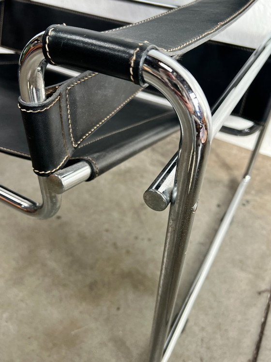 Image 1 of Vintage Wassily Stijl Stoel / Fauteuil , 1980's