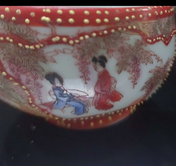 Image 1 of 15 piece katani porcelain meiji period