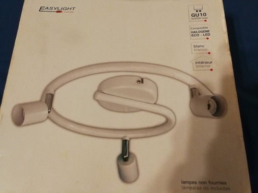 Plafoniera a spirale 3 spot 50 W / GU10