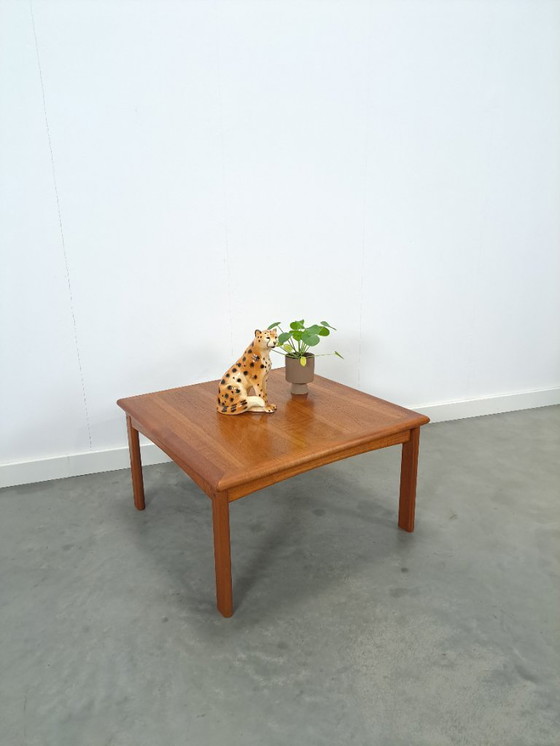 Image 1 of Mesa de centro danesa cuadrada de teca Glostrup, n.º 4