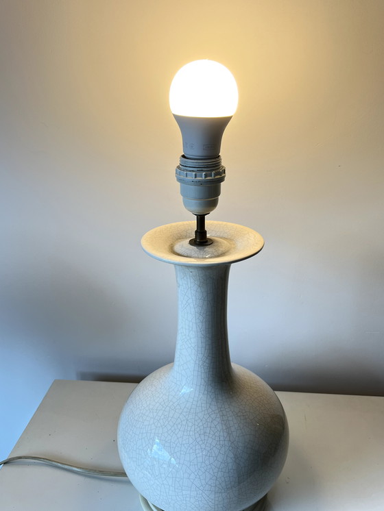 Image 1 of Lampada vintage in ceramica smaltata screpolata – anni '70