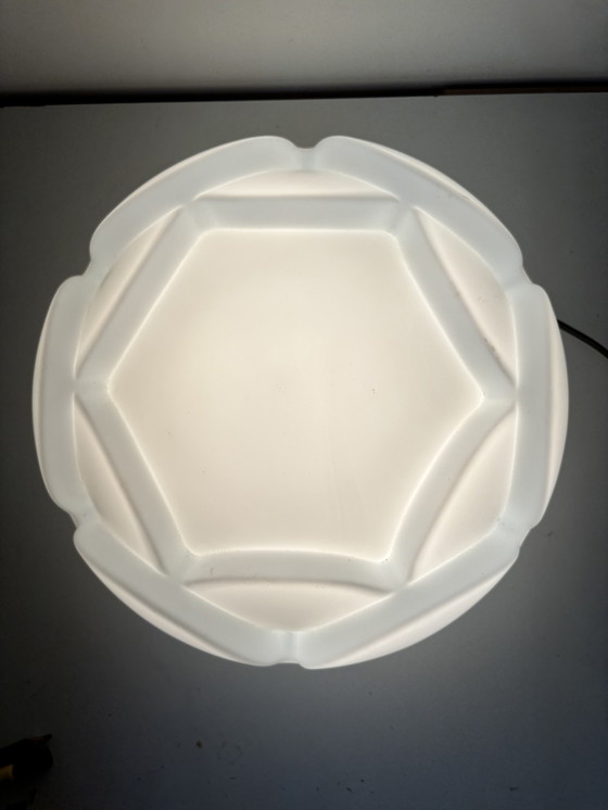Image 1 of Artisjok / Seerose /Nizza wand - plafondlamp Peill Putzler uniek groot model 40cm