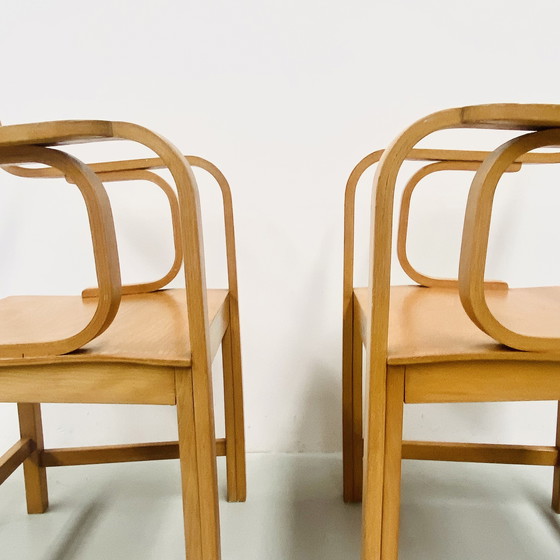 Image 1 of Sperrholzsessel aus Buche von Enraf Nonius Delft, 1970er