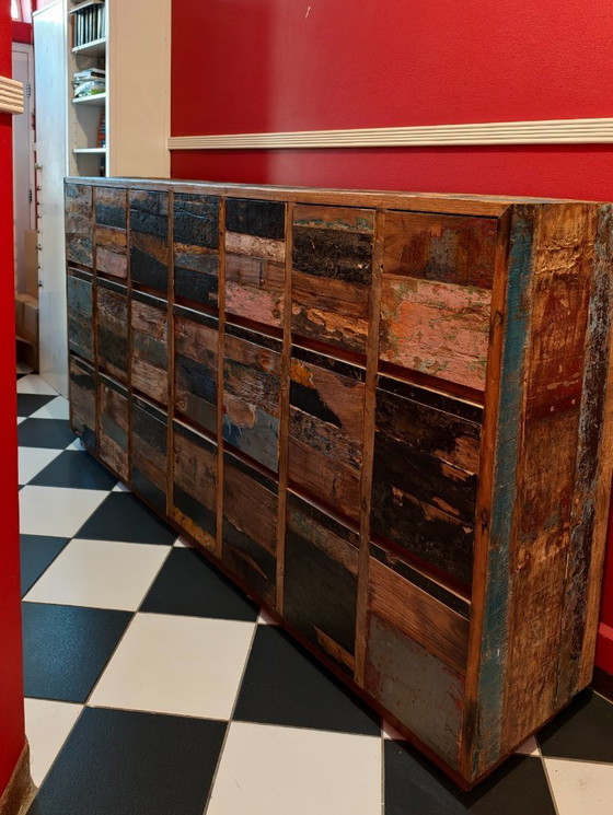Cassettiera in legno riciclato – Cassettiere (photo 6 of 9)