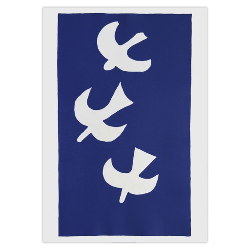 Georges BRAQUE Siebdruck Les oiseaux I 1995 – lithos zeefdrukken, Paper (photo 2 of 5)