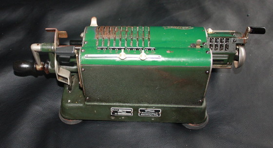 Image 1 of Walther WR16, machine à calculer mécanique, 10 chiffres, ancienne