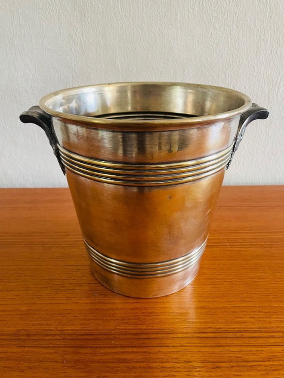 Image 1 of Art Deco Silver Plated Champagne Bucket by Argit, 1920s