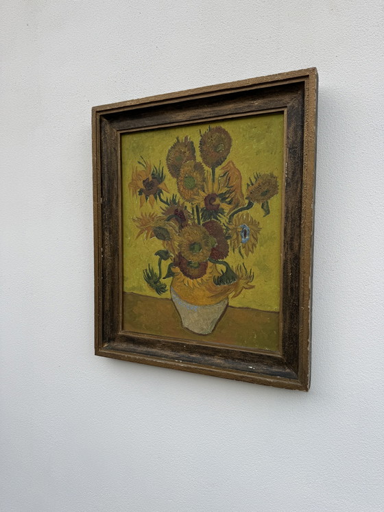 Gemälde Sonnenblumen nach Van Gogh – Gemälde & Zeichnungen, Wood (photo 3 of 15)