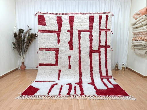 Marokkanischer Berberteppich aus Wolle 220/300 – vloerkleden en tapijten, Wool