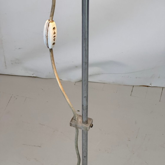 Image 1 of Harvey Guzzini "Lucerna" Floor Lamp, Orange, 1960s – Italian Design