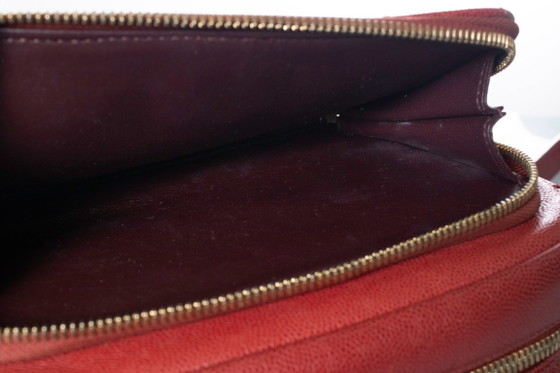 Image 1 of Chanel, Red leather business affinity camera case