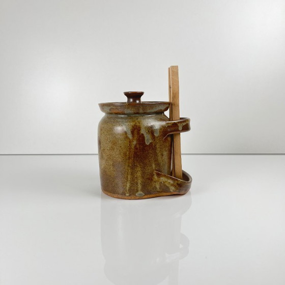 Image 1 of Tarro de gres para encurtidos con pinzas