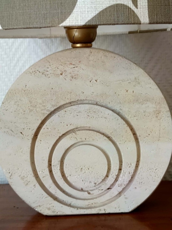 2x Travertine Lamps by Fratelli Mannelli – Table lamps (photo 9 of 14)
