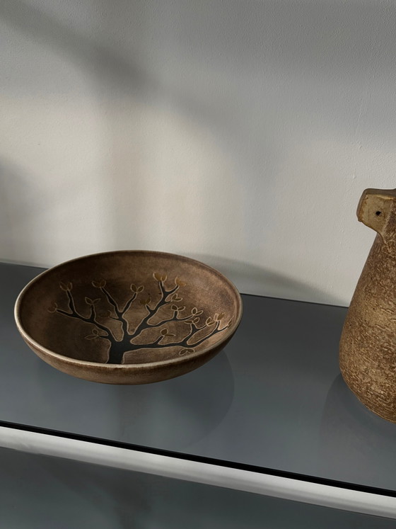 Bol en céramique d'art vintage Sylt Hans Welling – Mid Century Modern (photo 3 of 6)