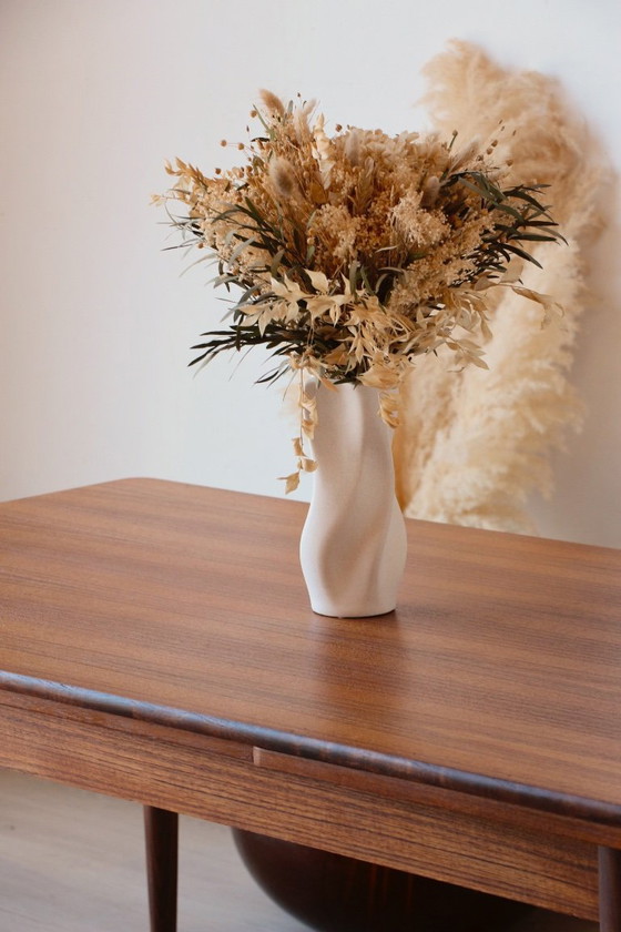 Image 1 of Table de Repas Vintage en Teck – Design Scandinave Extensible