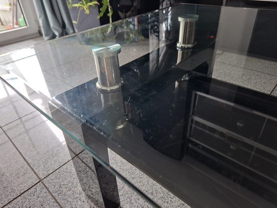 Tavolino da caffè in vetro, moderno, cromato – Tavolini da caffè, Chrome, Glass (photo 5 of 6)