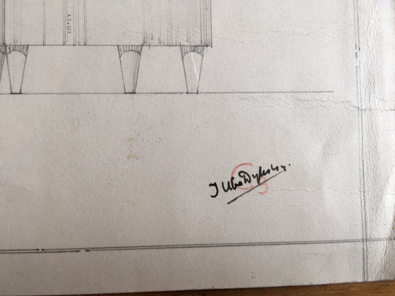 Image 1 of 1930s Pearwood Desk