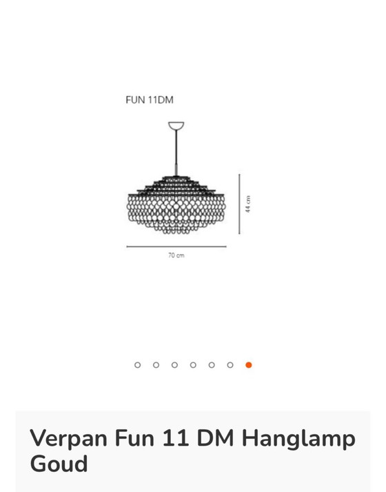 Image 1 of Verpan hanglamp messing