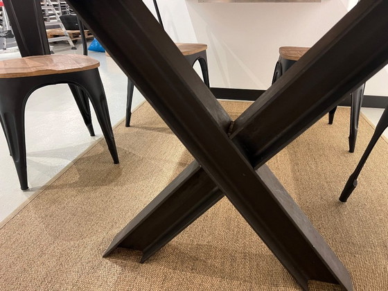 Image 1 of Tolix style industrial dining chairs