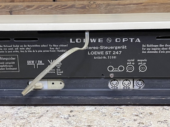 Image 1 of Vintage Loewe Opta ST 247 receiver + 2x concertbox LO 18