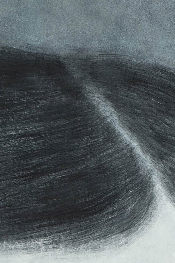 Image 1 of Evelyne Baget, Gemäldedetail eines Porträts einer jungen Frau. Zeitgenössisch.