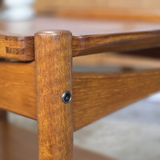 Image 1 of Poul Hundevad, vintage jaren 60 Teak trolley theewagen Deens