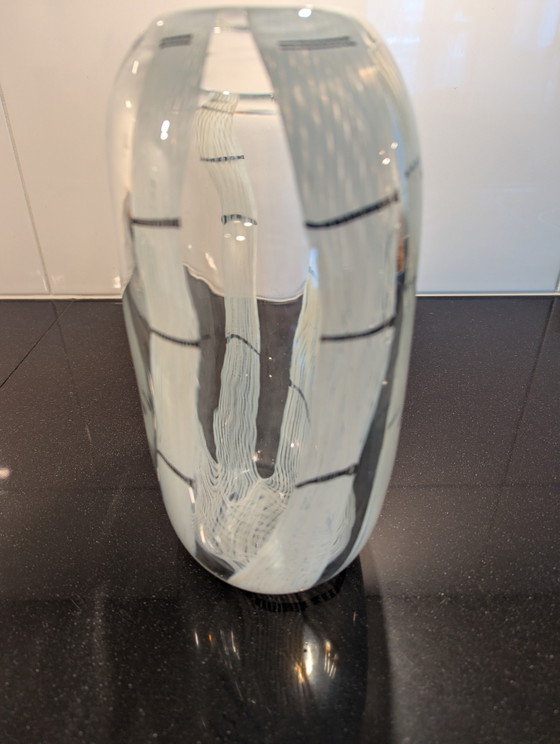 Image 1 of Henry Dean vase made of mouth-blown glass of 4333 grams!