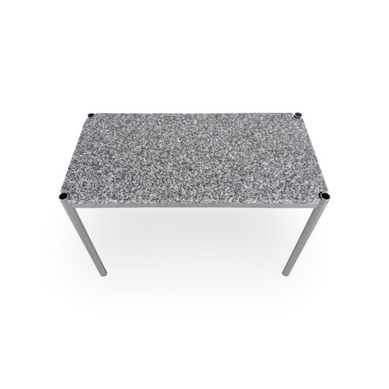Image 1 of Tavolino originale USM Haller, in granito, design vintage, tavolo da pranzo