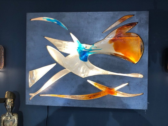 Image 1 of Biancardi & Jordan decorazione da parete rara anni '70