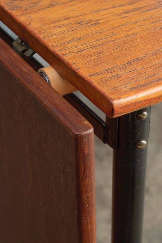 Image 1 of Drop-Leaf Table in Teak, 1960s Denmark