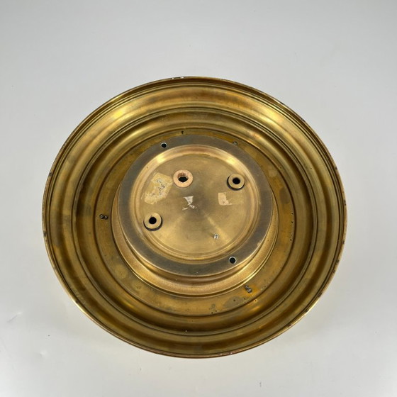 Vintage Art Deco/Bauhaus ceiling lamp – opal glass – 2x E27 – Mid Century – Ceiling lights, Metal (photo 5 of 13)