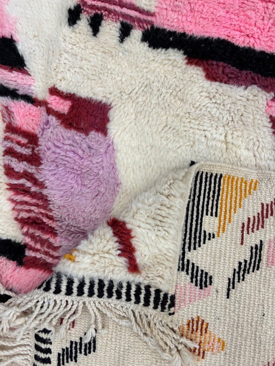 Image 1 of Moroccan Modern Colorful Rug 160x200 cm, Authentic Moroccan rug, Berber carpet, Genuine Wool rug, Handmade rug, Beni ourain styl