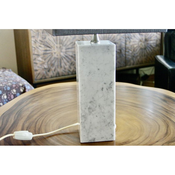 Image 1 of Vintage marble lamp by Philippe Barbier