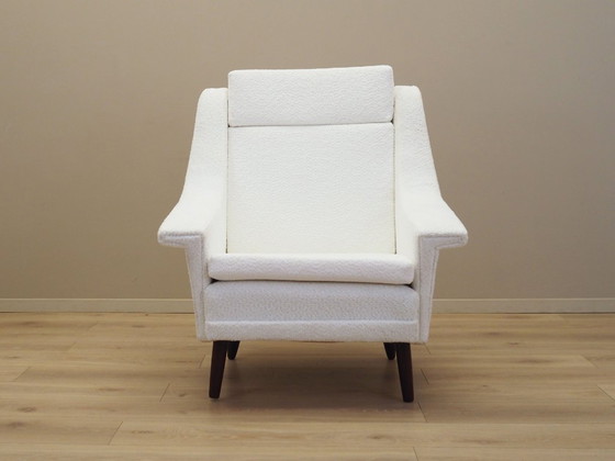 Image 1 of White armchair, Danish design, 1970s, production: Denmark