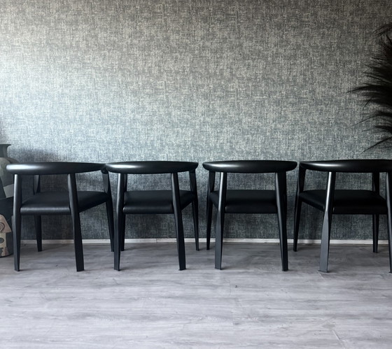 Image 1 of 6 poltrone “Miss” design di Afra & Tobia Scarpa,1986 circa per Molteni