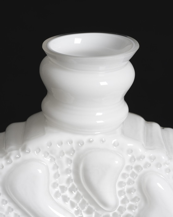 Image 1 of Kristallglaswerk Hirschberg Vase en verre à bulles Retro Space-age Pop-art