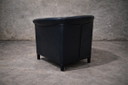Wittmann Design Fauteuil ‘Aura’ – zwart leer – Paolo Piva