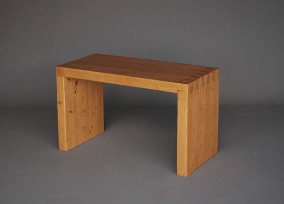 Image 1 of Vintage solid pine bench in the style of Ate van Apeldoorn, 1970s
