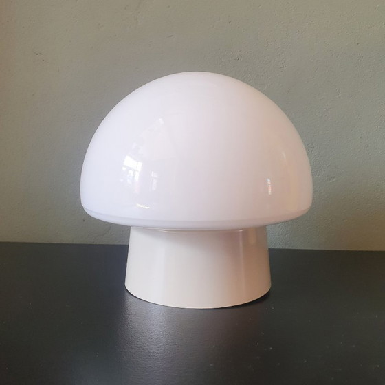 Image 1 of Vintage mushroom / champignon plafondlamp, Bauhaus stijl