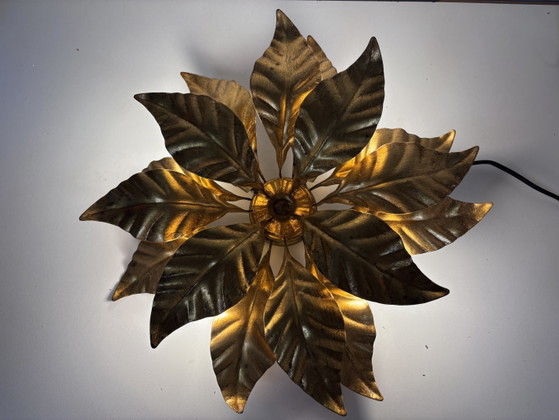 Exklusive Hans Kögl Hollywood Regency Wand- / Deckenleuchte – Wandleuchten, Metal, Brass (photo 7 of 14)