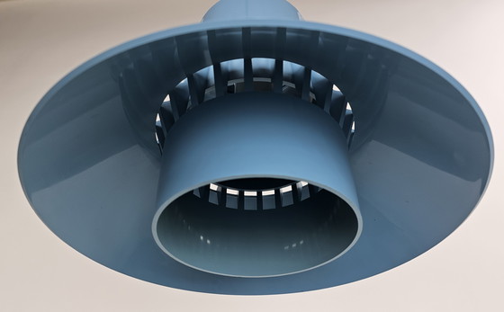 Image 1 of Juego de lámparas colgantes de Svend Middel Bor para Nordisk luz solar plástico azul