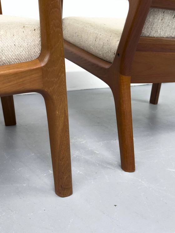 Senator Fauteuils in Teak en Wol van Ole Wanscher voor Cado, Set van 2 – Wool, Mid Century Modern (photo 12 of 25)