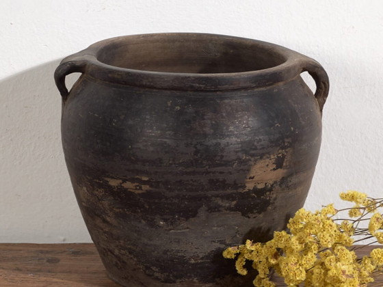 Antike Vase im Wabi-Sabi-Stil (ca. 1900) #3 – Vasen, Ceramic, Rustic (photo 2 of 34)