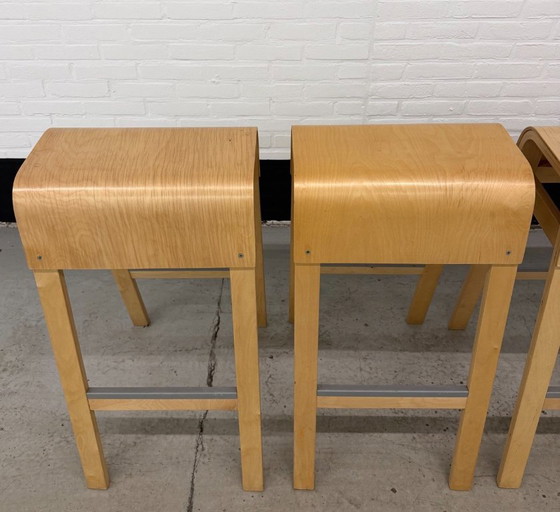 4 Vintage IKEA ‘Salve’ Barkrukken – Wood (photo 4 of 21)