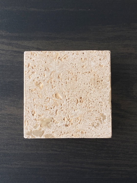 Image 1 of Travertine Fratelli Mannelli ashtray / bowl